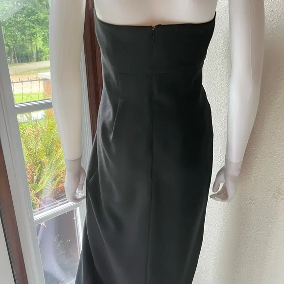 Vintage Alex Evenings sweetheart strapless dress with slit - Picture 11 of 14
